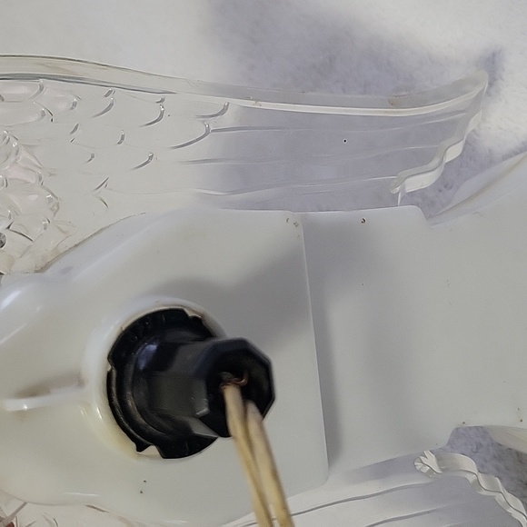 Vintage 1950's Plastic Christmas Angel Tree Topper/ Night Light. Used - Picture 12 of 16